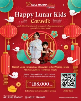 S0ll Marina Hotel Serpong Happy Lunar Kids Catwalk