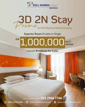 Soll Marina Hotel Serpong 3D 2N Stay