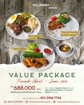 Value Package Soll Marina Hotel Serpong